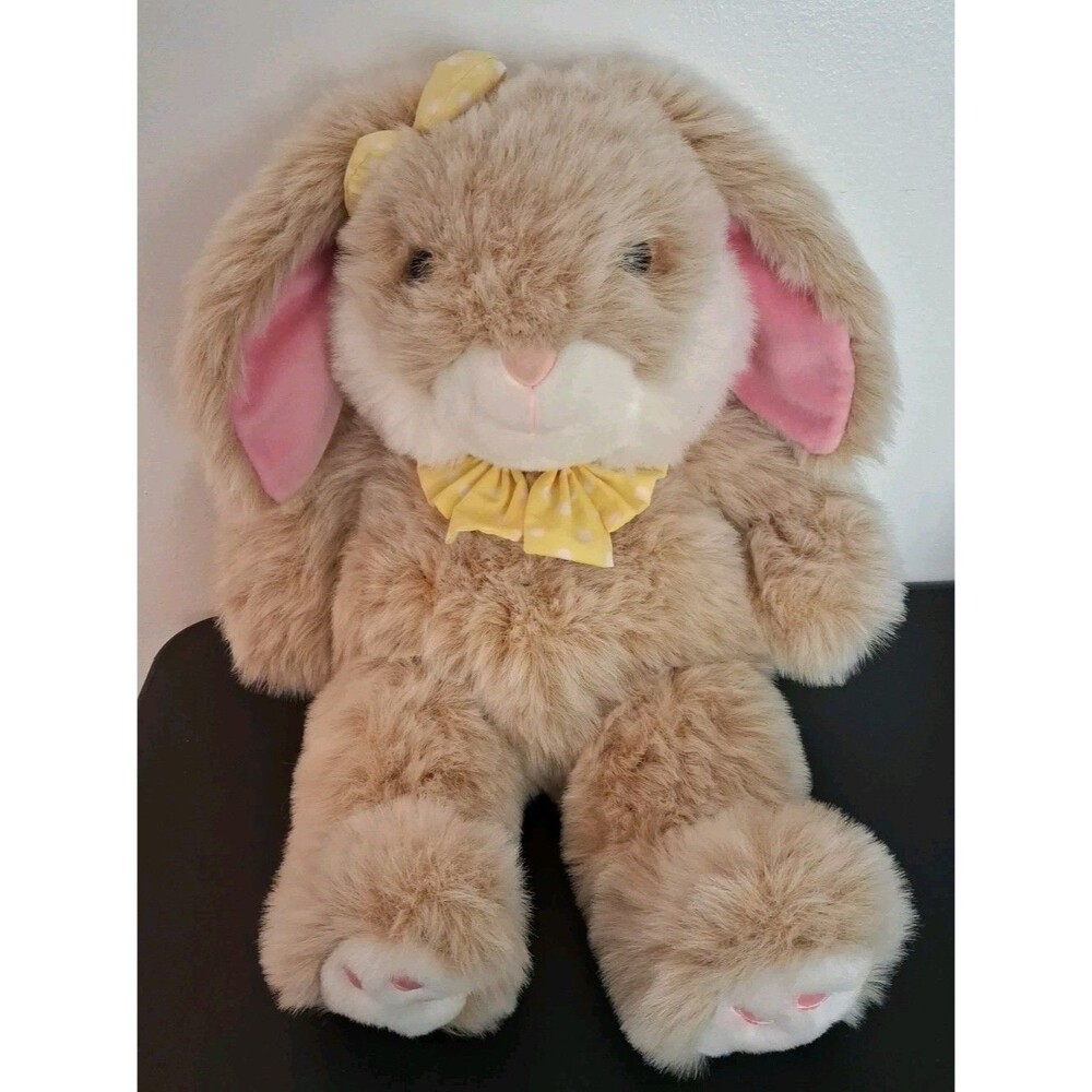 Vtg JC PENNEY COLLECTION Large Plush Furry Easter Bunny 1996 22"